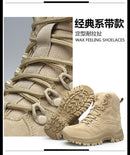 2019 New Winter Snow  Desert boots Men Combat Boots