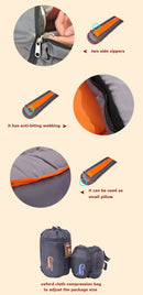 Camping Sleeping Bag, Lightweight 4 Season Warm & Cold