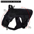 MXSLEUT Tactical Dog Vest Breathable military dog clothes K9 harness adjustable size