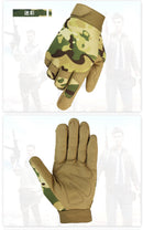 Army Military Men's Tactical Gloves Winter Full Finger Gloves Outdoor Sports