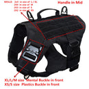 MXSLEUT Tactical Dog Vest Breathable military dog clothes K9 harness adjustable size