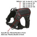MXSLEUT Tactical Dog Vest Breathable military dog clothes K9 harness adjustable size