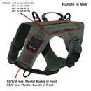 MXSLEUT Tactical Dog Vest Breathable military dog clothes K9 harness adjustable size
