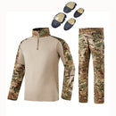 Tactical Camouflage Military Uniform Clothes Suit Men US Army