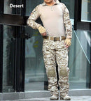 Tactical Camouflage Military Uniform Clothes Suit Men US Army