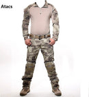 Tactical Camouflage Military Uniform Clothes Suit Men US Army