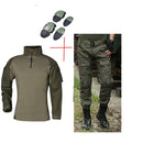 Tactical Camouflage Military Uniform Clothes Suit Men US Army
