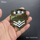 Uniform Military Patches Iron  Army Badges Embroidery