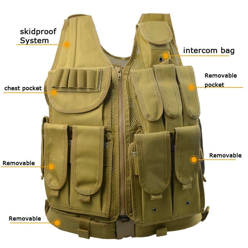 Good Quality  t Hunting Vest With Molle&Mesh System