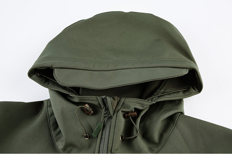 Waterproof Tactical Military Jacket Shark Skin Soft Shell  Men Fleece