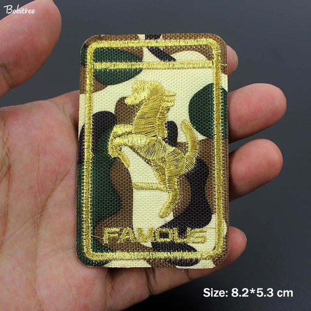 Uniform Military Patches Iron  Army Badges Embroidery