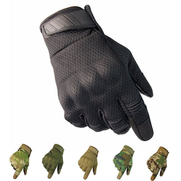 Full Finger Hiking Gloves for Men Breathable Tactical Gloves