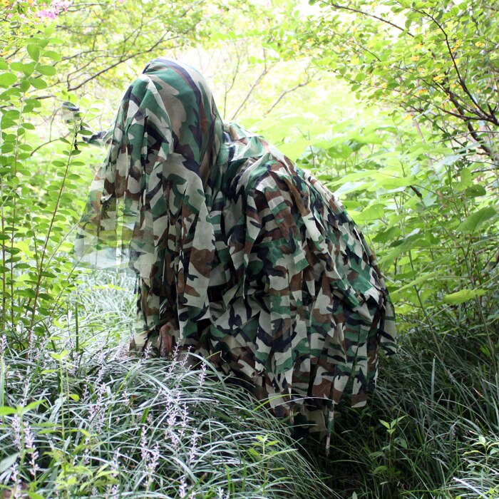 Strip Army Camouflage Clothes Unisex Ghillie Suits