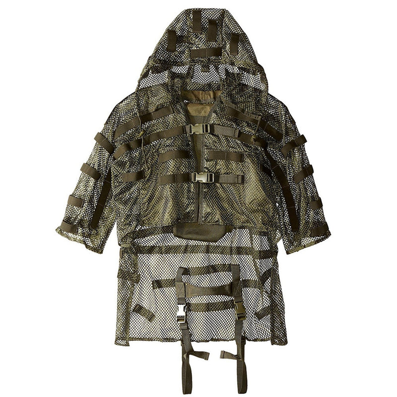 Army Tactical Camouflage Clothes Men Hunting Nylon Mesh Ghillie Suits
