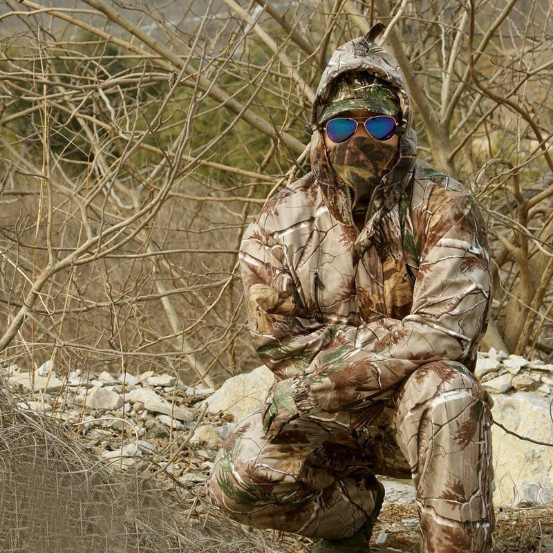 Bionic Camouflage Water Resistant Ghillie Clothes for Hunting Fishing