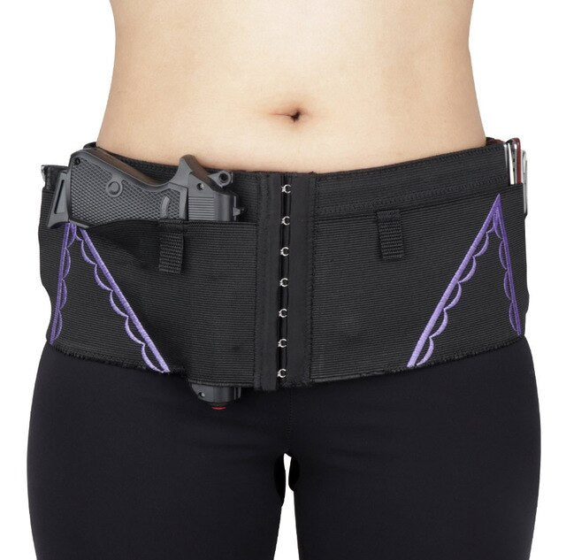 Hunting Belly Band Holster Concealed Carry Gun Holster for Women Waist Holster for Glock14 19 26 42 Sig Sauer Ruger S&W