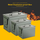 High Quality Metal Ammo Can Waterproof All-Metal Tools Boxes Long Term Storage Bullet Box Lithium Battery Explosion-proof Box