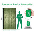 Compact Bivy Sack Emergency Survival Sleeping Bag Portable Waterproof Reusable Thermal Sleeping Bags Mylar Survival Blanket