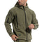 US Military Fleece Tactical Jacket Men Thermal Outdoors Polartec Warm Hooded Coat