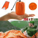 2 Pcs Outdoor Emergency Sleeping Bag Thermal Survival outdoor Camping Travel Bags Waterproof Winter Autumn Picnic Pad Anti-cold