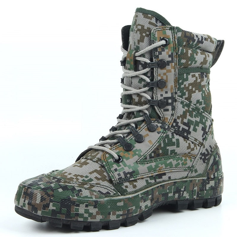 Special Troops Mountain Camouflage Tactical Boots