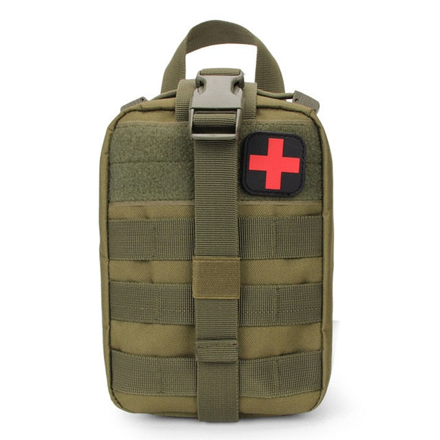Hiking EDC Molle Tactical Pouch Bag Emergency First Aid survive  Kit Bag