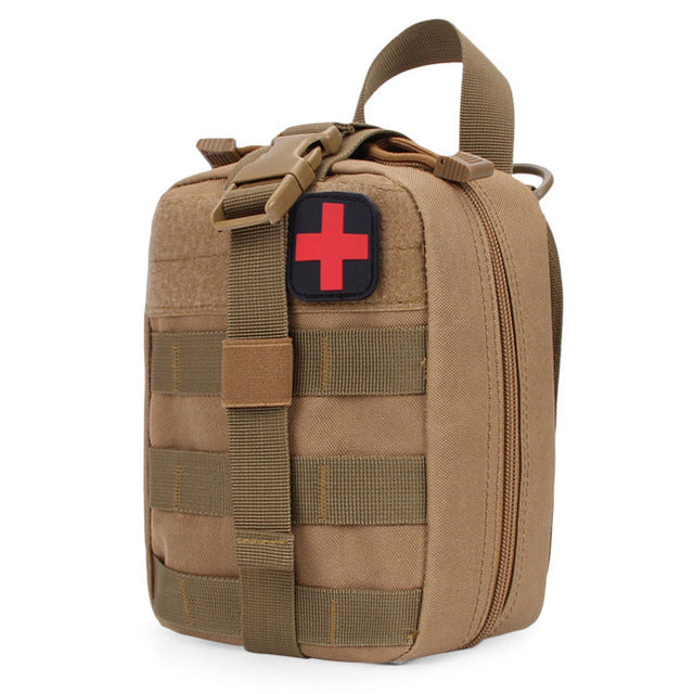 Hiking EDC Molle Tactical Pouch Bag Emergency First Aid survive  Kit Bag