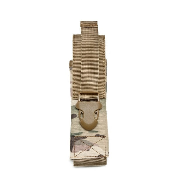 Army Tactical Flashlight Holder Case 1000D Nylon Molle Light Holster