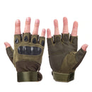 Men's Army Military Tactical Hard Knuckle Half finger Gloves