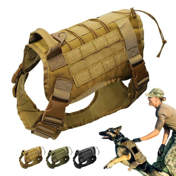 Adjustable Tactical Service Dog Vest