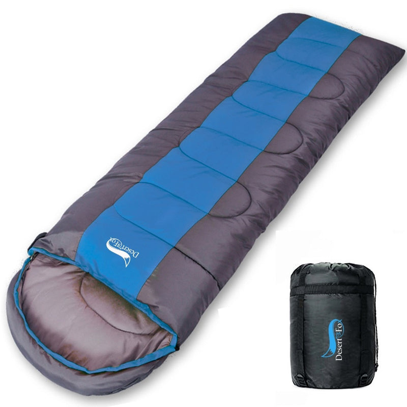 Camping Sleeping Bag, Lightweight 4 Season Warm & Cold