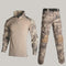 Military Uniform Shirt + Pants With Knee Elbow Pads