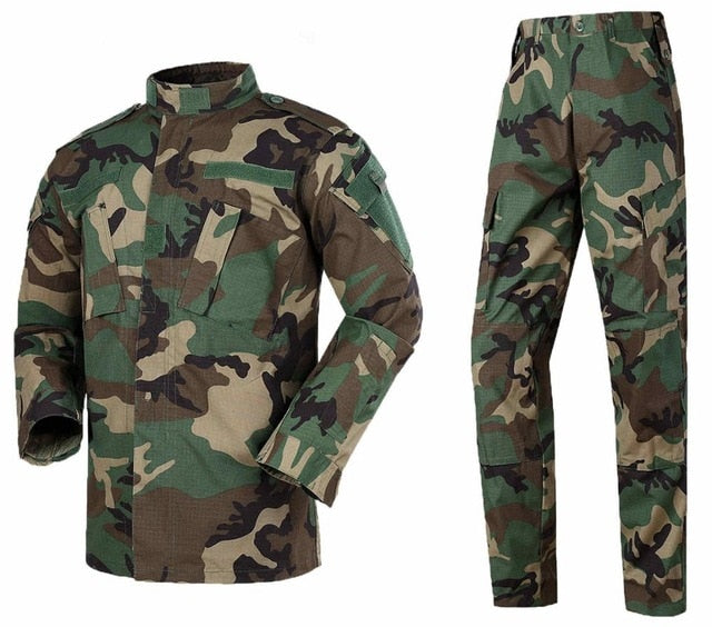 Multicam Black Military Uniform Camouflage Suit