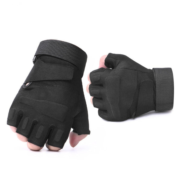 Army Tactical Fingerless Military Half Finger Gloves